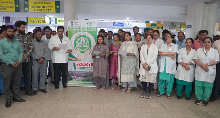 PGIMER will celebrate Swachhta Pakhwada from 1st April to 15th April 20024